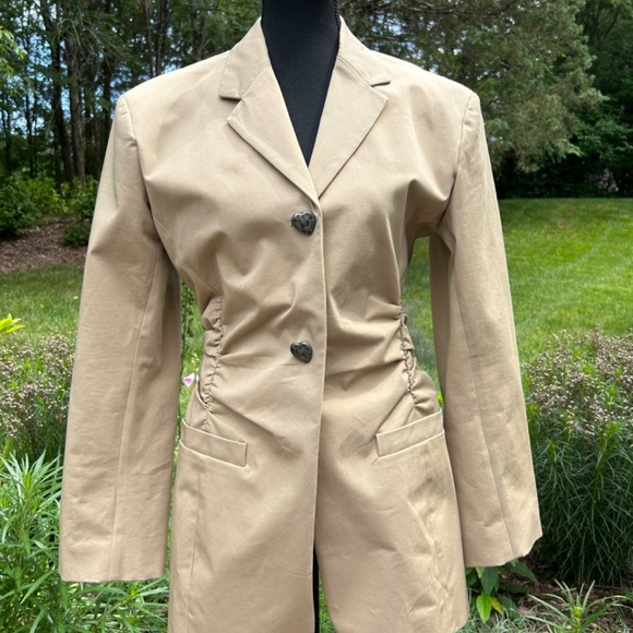 BIMBA Y LOLA JACKET (Spanish/Portuguese) Fashion Brand Size 38 Color Sand - Picture 2 of 12